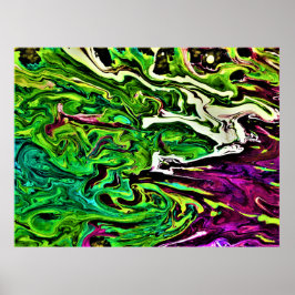 Póster Estudio de color abstracto 257,