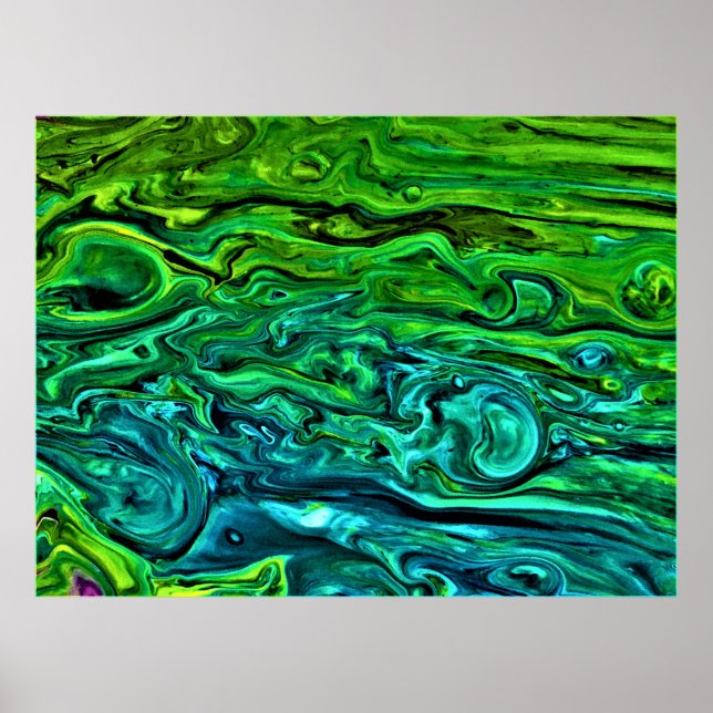 Póster Estudio de color abstracto 258, (Frente)