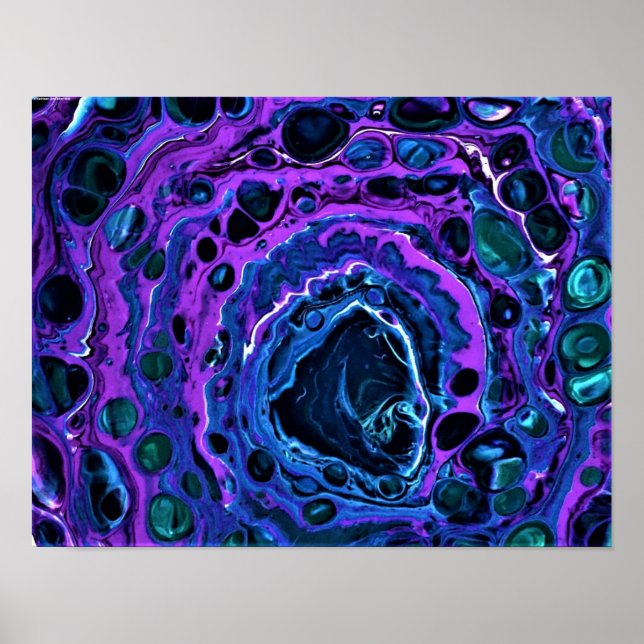 Póster Estudio de color abstracto 263, (Frente)