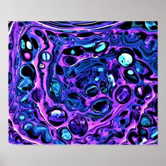 Póster Estudio de color abstracto 265, (Frente)