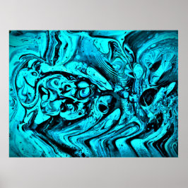 Póster Estudio de color abstracto 27,