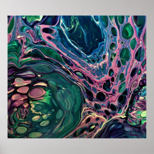 Póster Estudio de color abstracto 275,