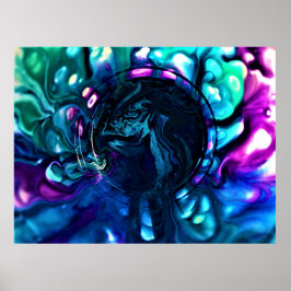 Póster Estudio de color abstracto 287,