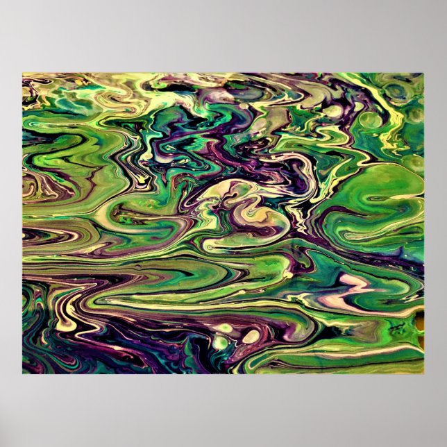 Póster Estudio de color abstracto 299, (Frente)