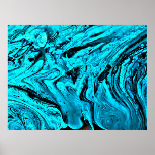 Póster Estudio de color abstracto 30,