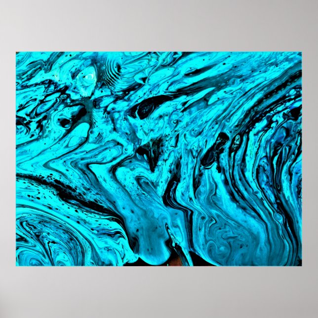 Póster Estudio de color abstracto 30, (Frente)