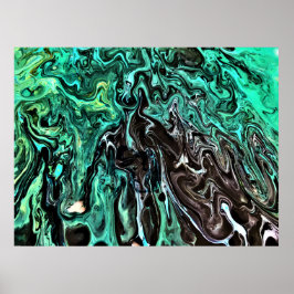 Póster Estudio de color abstracto 300,