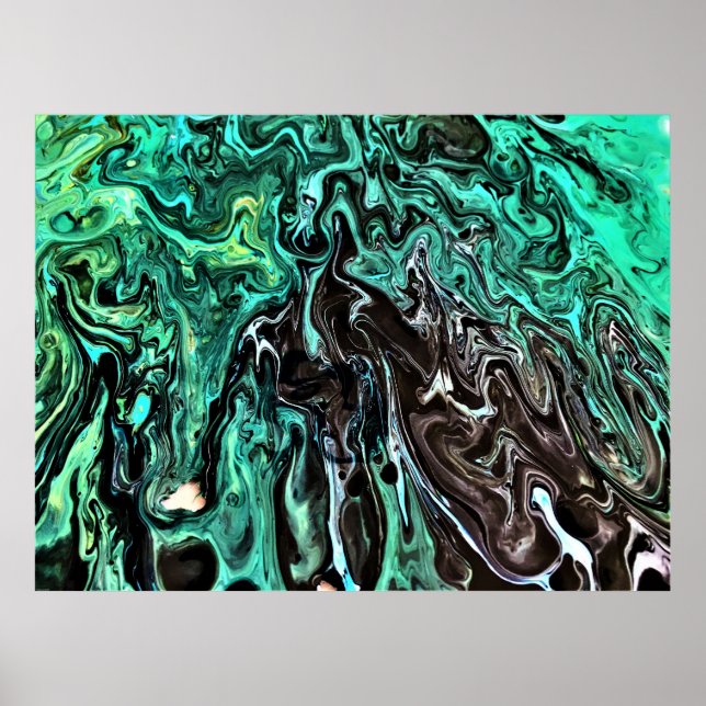 Póster Estudio de color abstracto 300, (Frente)