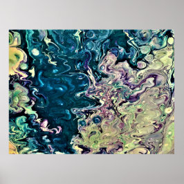 Póster Estudio de color abstracto 303,