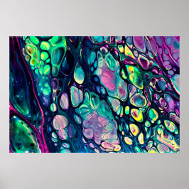 Póster Estudio de color abstracto 304,