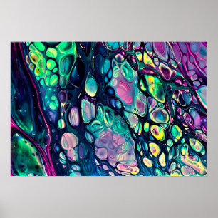 Póster Estudio de color abstracto 304,