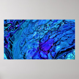 Póster Estudio de color abstracto 306,