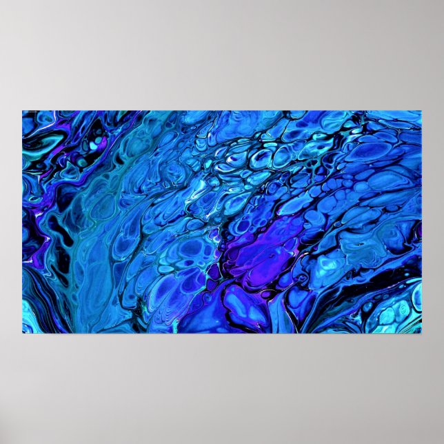 Póster Estudio de color abstracto 306, (Frente)