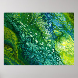 Póster Estudio de color abstracto 307,