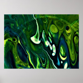 Póster Estudio de color abstracto 309,