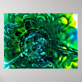 Póster Estudio de color abstracto 310,