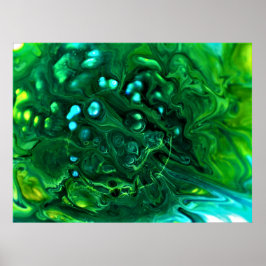 Póster Estudio de color abstracto 312,