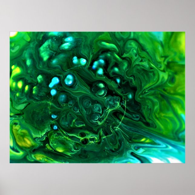 Póster Estudio de color abstracto 312, (Frente)