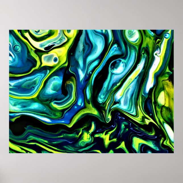 Póster Estudio de color abstracto 315, (Frente)