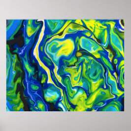 Póster Estudio de color abstracto 317,