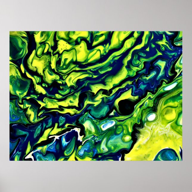 Póster Estudio de color abstracto 318, (Frente)