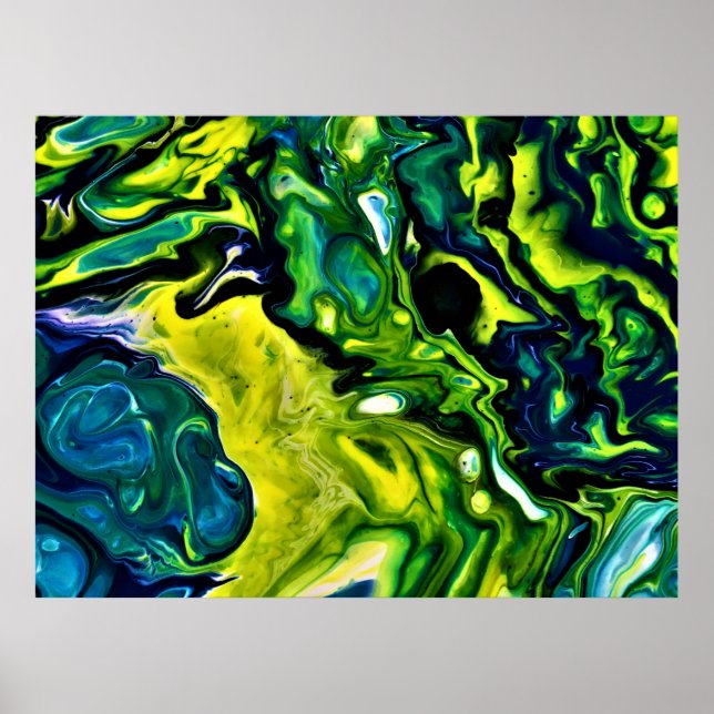 Póster Estudio de color abstracto 319, (Frente)