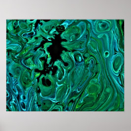 Póster Estudio de color abstracto 321,