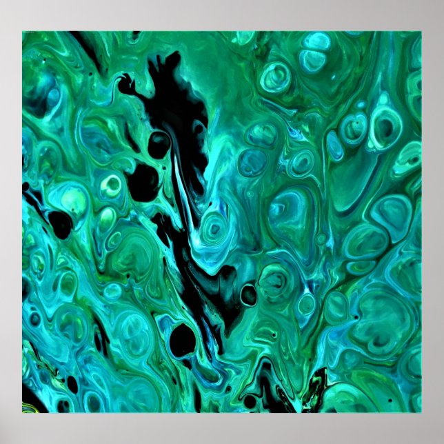 Póster Estudio de color abstracto 322, (Frente)