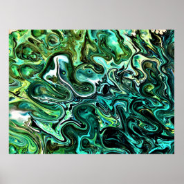 Póster Estudio de color abstracto 327,