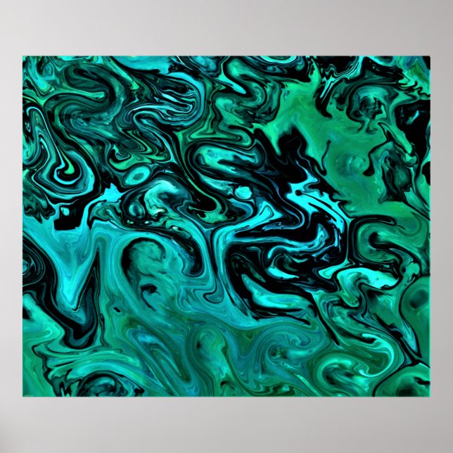 Póster Estudio de color abstracto 328, (Frente)