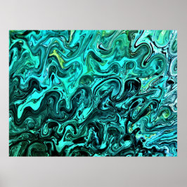 Póster Estudio de color abstracto 329,