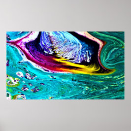 Póster Estudio de color abstracto 33,