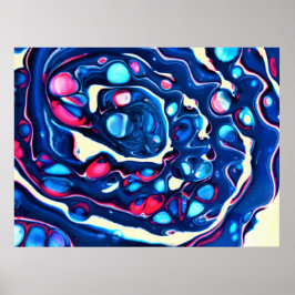 Póster Estudio de color abstracto 331,