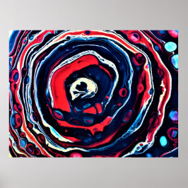 Póster Estudio de color abstracto 332,