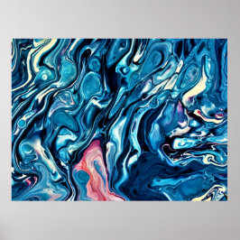 Póster Estudio de color abstracto 334,