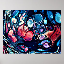 Póster Estudio de color abstracto 335,