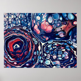 Póster Estudio de color abstracto 336,