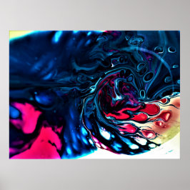 Póster Estudio de color abstracto 337,