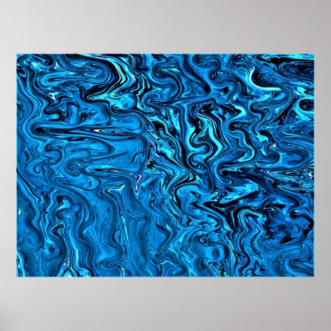 Póster Estudio de color abstracto 338, (Frente)