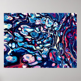 Póster Estudio de color abstracto 339,