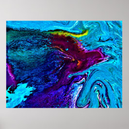 Póster Estudio de color abstracto 34,