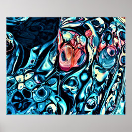 Póster Estudio de color abstracto 340,