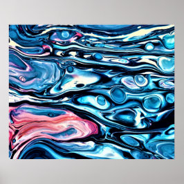 Póster Estudio de color abstracto 343,