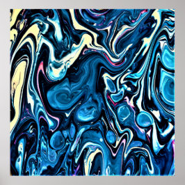 Póster Estudio de color abstracto 346,