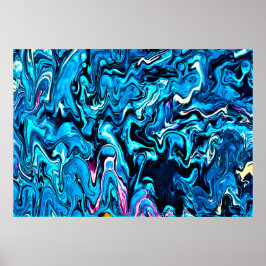 Póster Estudio de color abstracto 348,