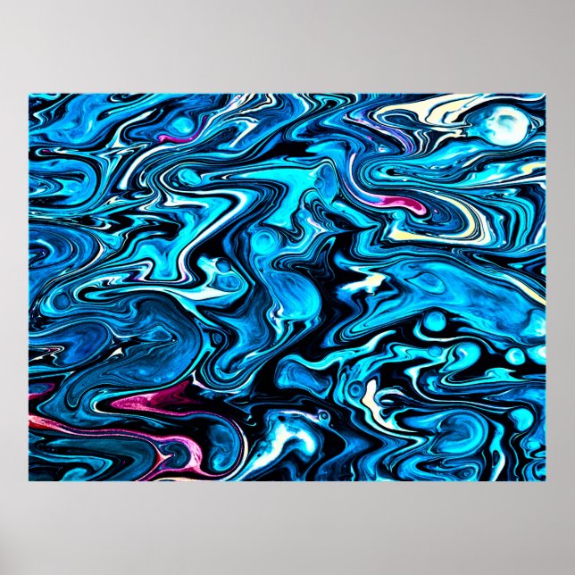 Póster Estudio de color abstracto 349, (Frente)