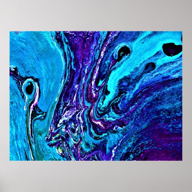 Póster Estudio de color abstracto 35, (Frente)