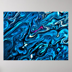 Póster Estudio de color abstracto 352,