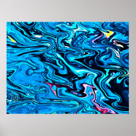 Póster Estudio de color abstracto 353,