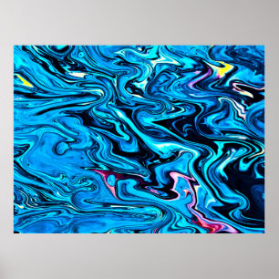 Póster Estudio de color abstracto 353,